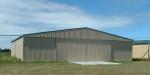 24m by 15m Concrete Hangar with sliding doors